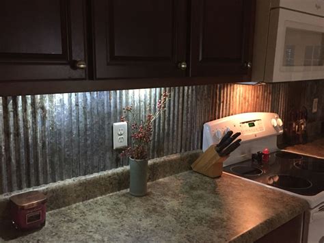 sheet metal backsplash ideas|rustic metal backsplash ideas.